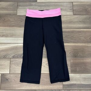 Woman’s Black and Pink Bottoms